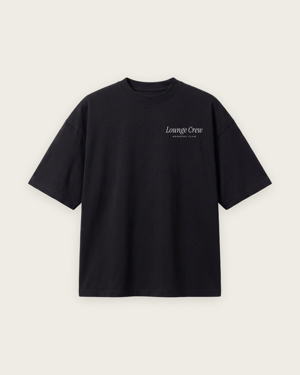Camiseta Oversized “Tequila Made Me Do It” — Preto — frente