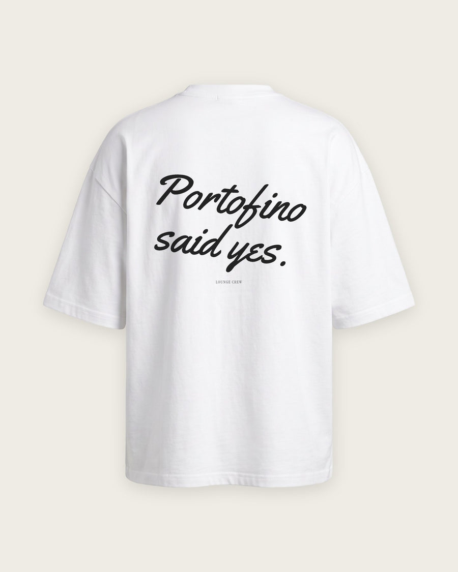 Camiseta Oversized “Portofino Said Yes”