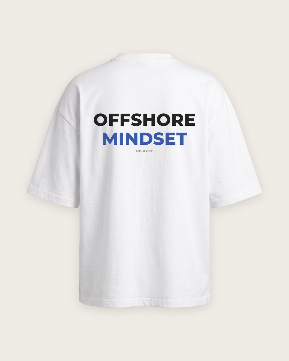 Camiseta Oversized “Offshore Mindset” — Branco