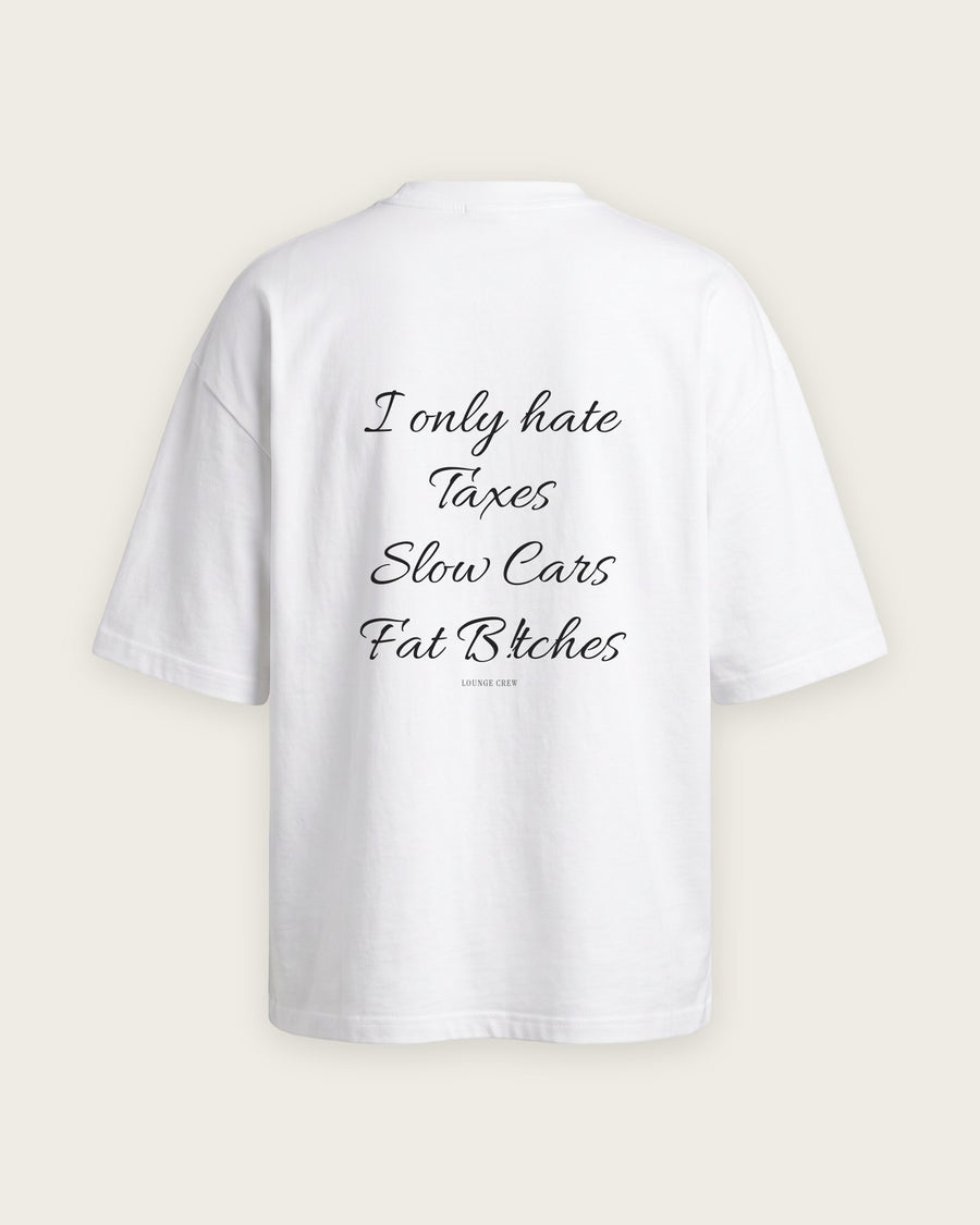 Camiseta Oversized “I Only Hate”