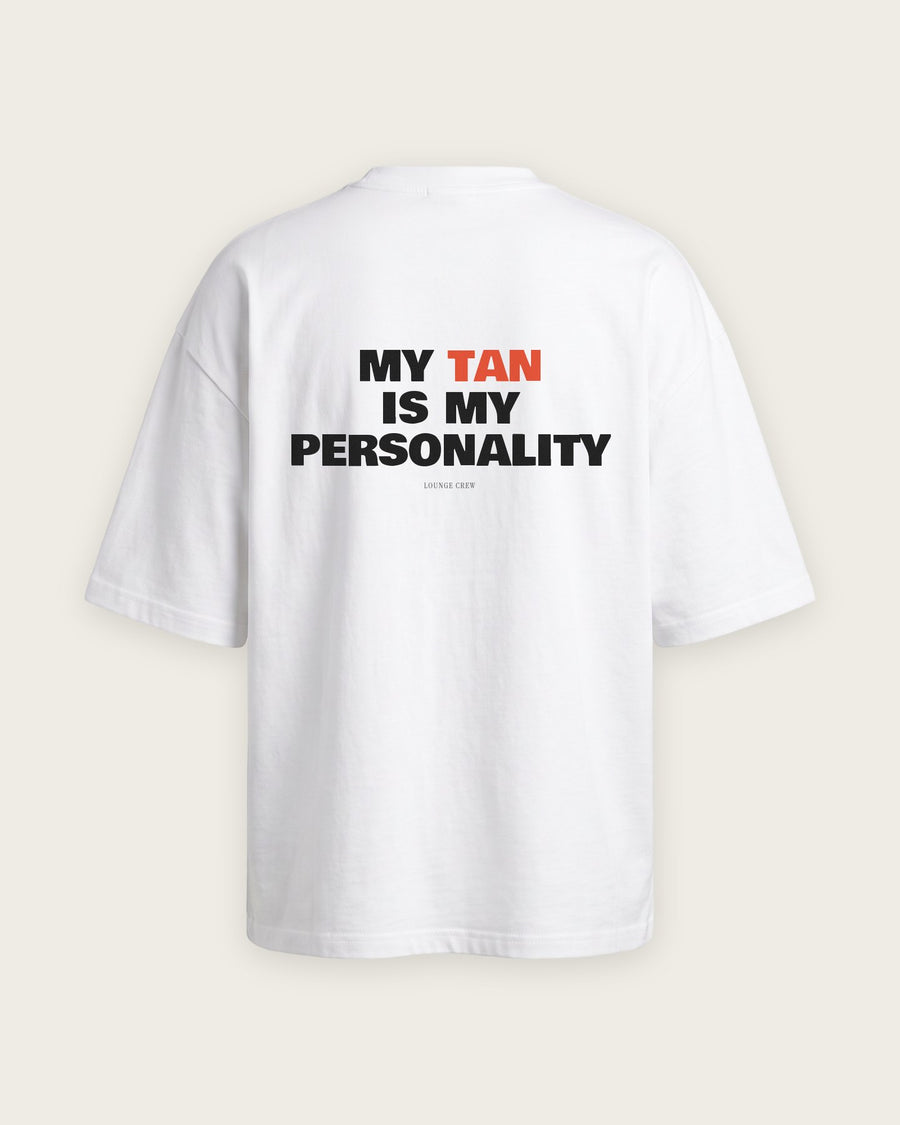 Camiseta Oversized “My Tan Is My Personality”