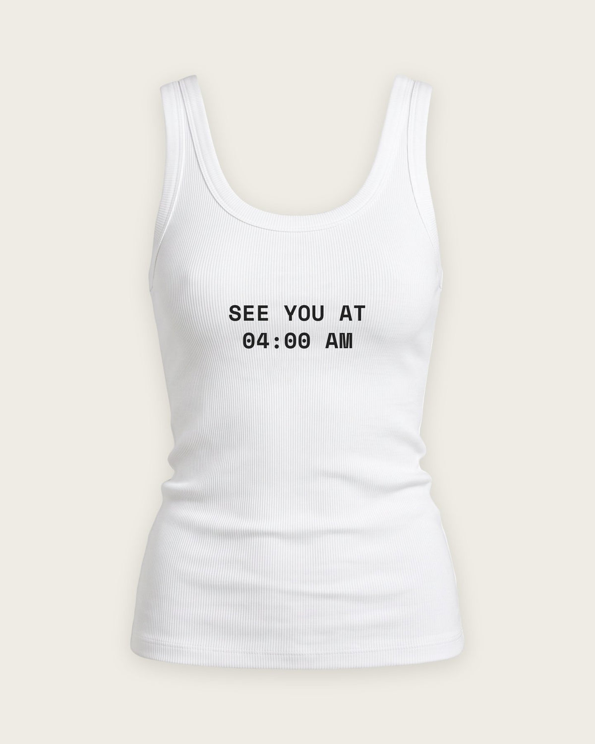 Regata Canelada “See You at 4 AM” — Branco