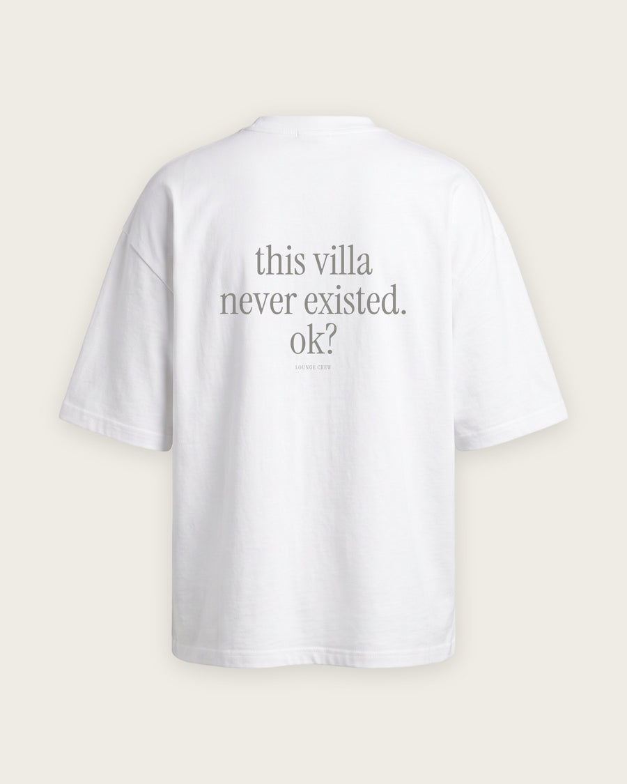 Camiseta Oversized “This Villa Never Existed”