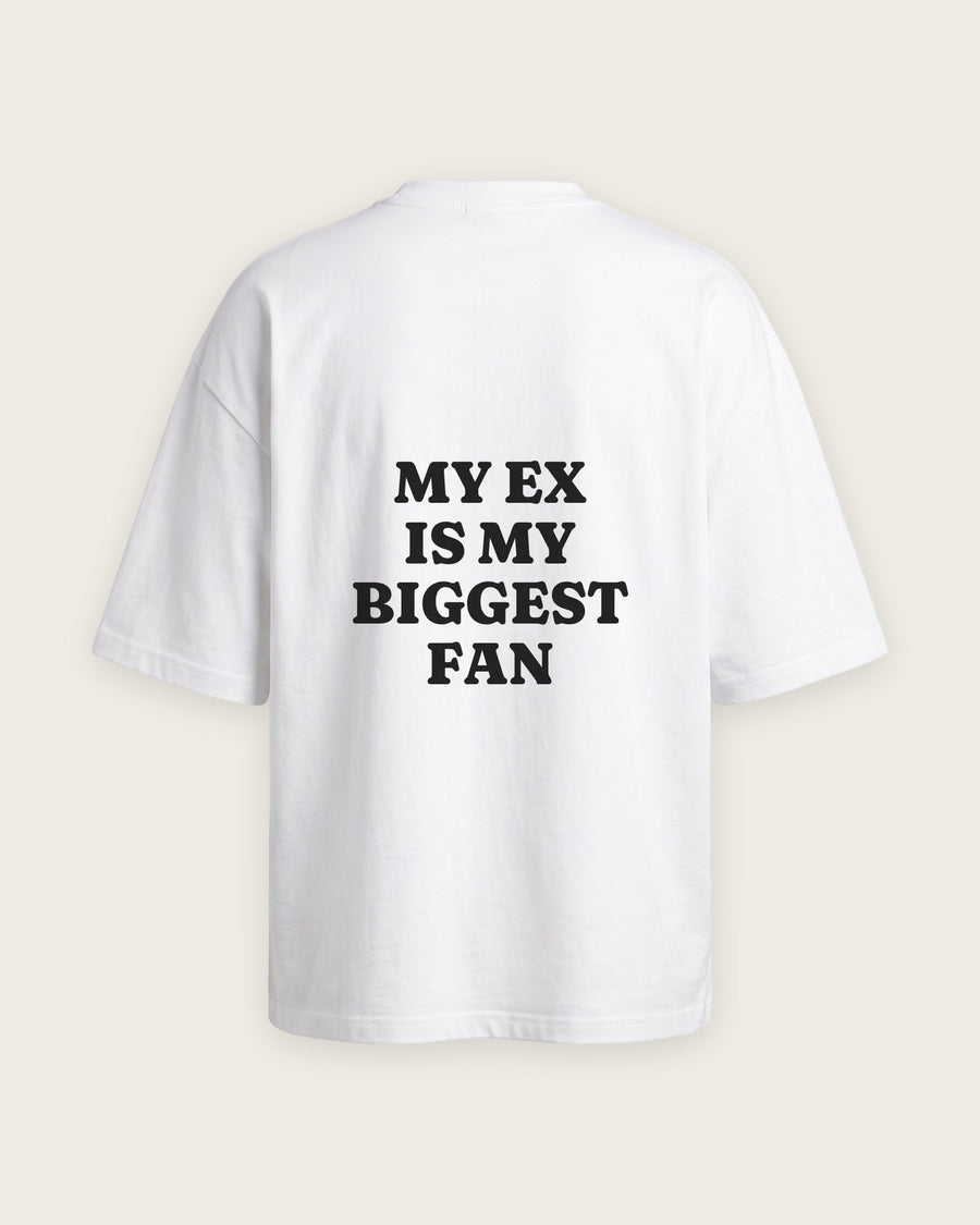 Camiseta Oversized “My Ex Is My Biggest Fan”