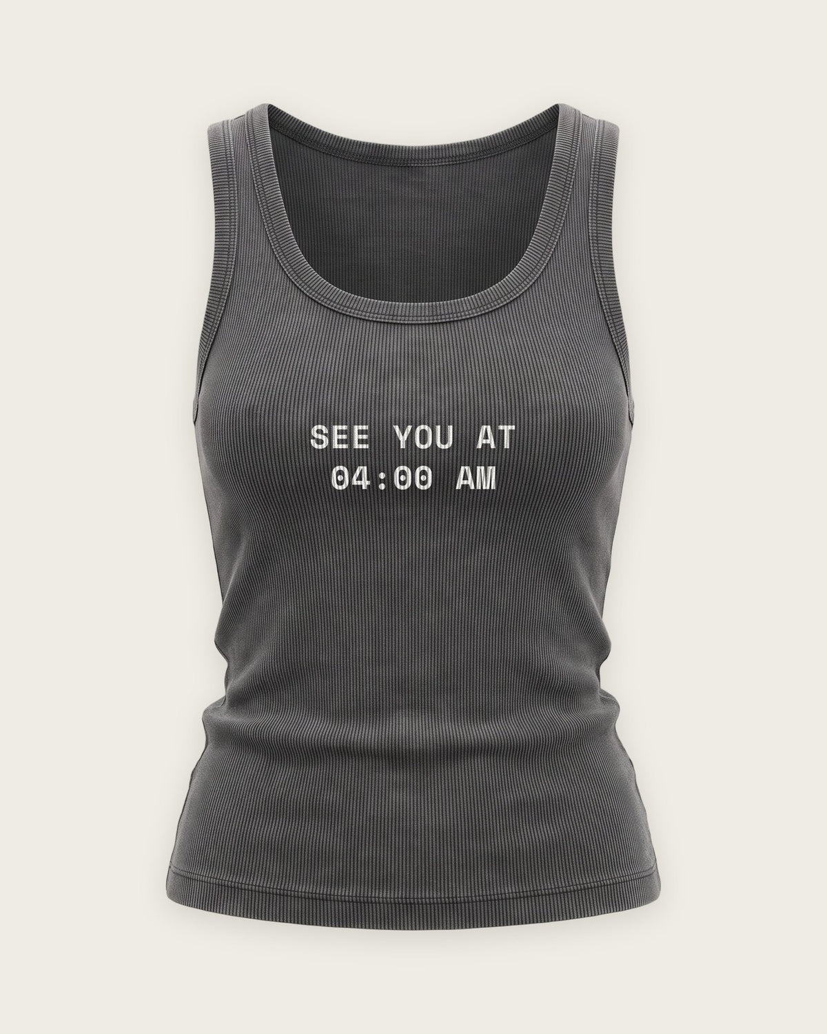 Regata Canelada “See You at 4 AM” — Cinza Estonado
