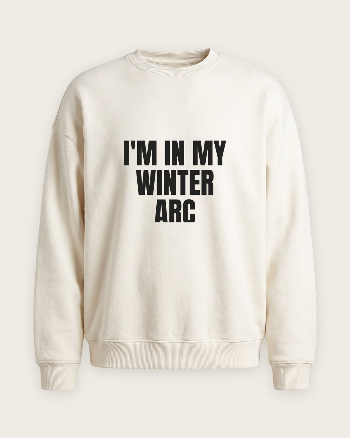 Moletom Careca “I'm in My Winter Arc” — Off-White