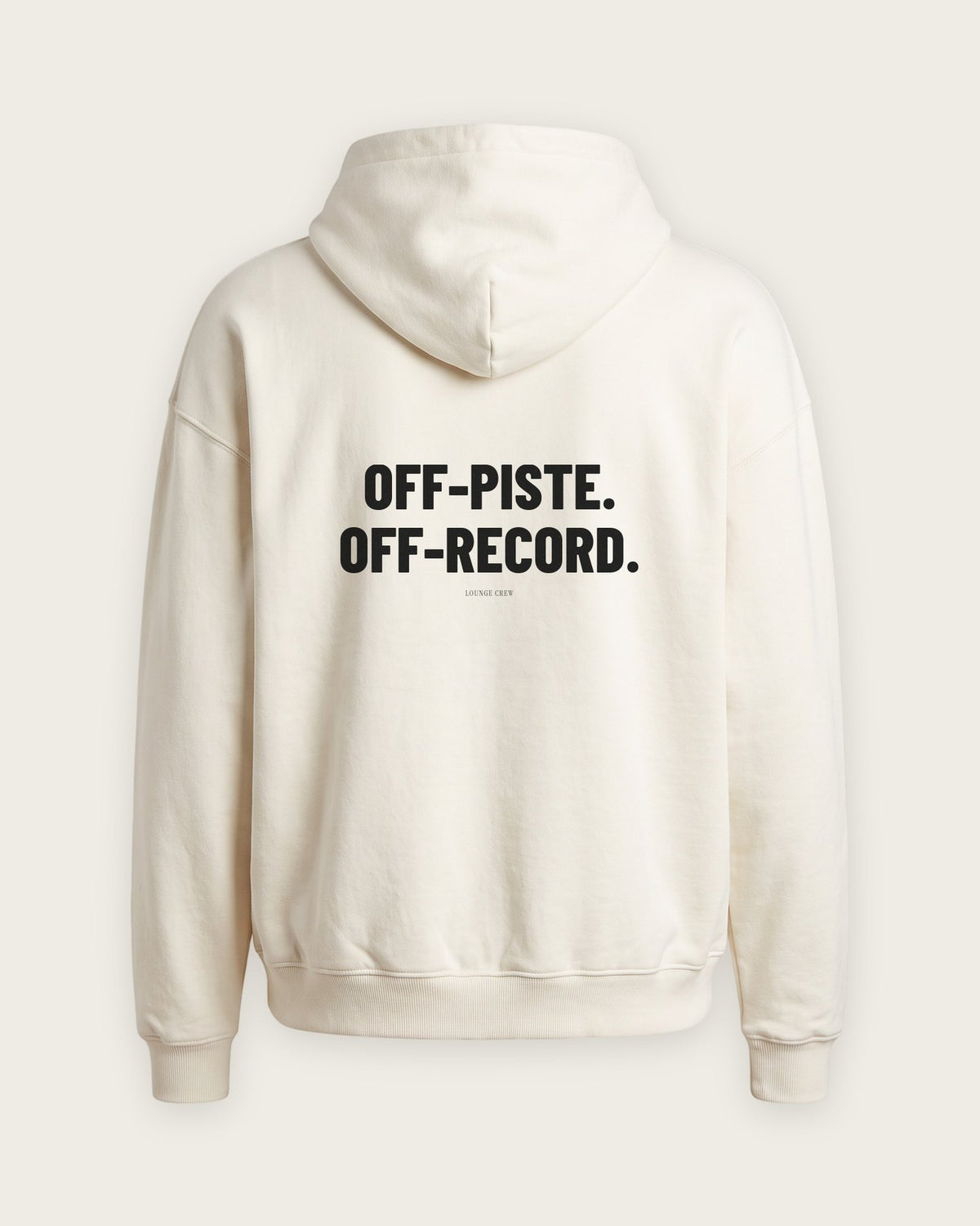 Moletom Oversized “Off-Piste, Off-Record” — Off-White