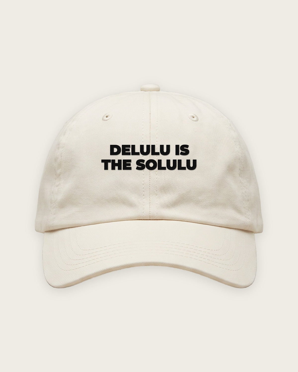 Boné Dad Hat “Delulu Is the Solulu” — Off-White