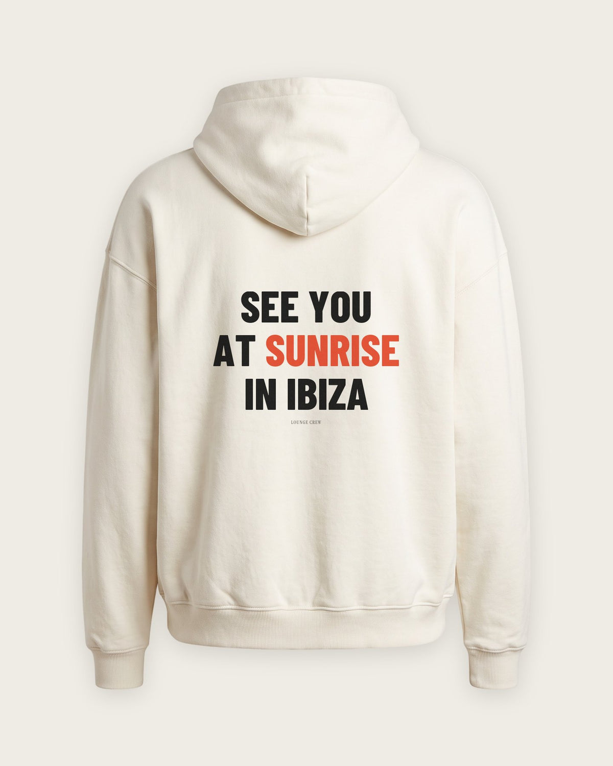 Moletom Oversized “See You at Sunrise in Ibiza” — Off-White