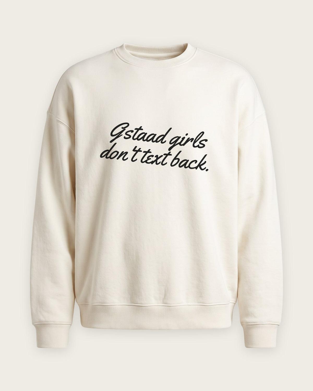 Moletom Careca “Gstaad Girls Don't Text Back” — Off-White