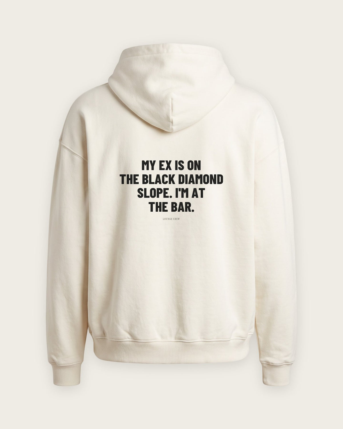 Moletom Oversized “My Ex Is on the Black Diamond” — Off-White