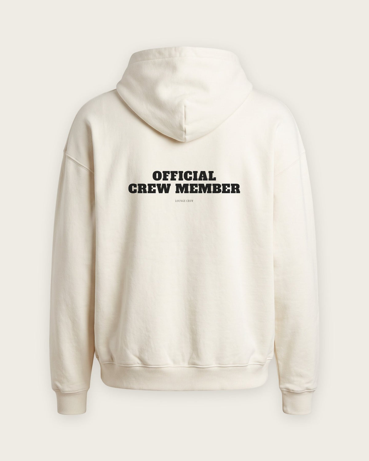 Moletom Oversized “Official Crew Member” — Off-White