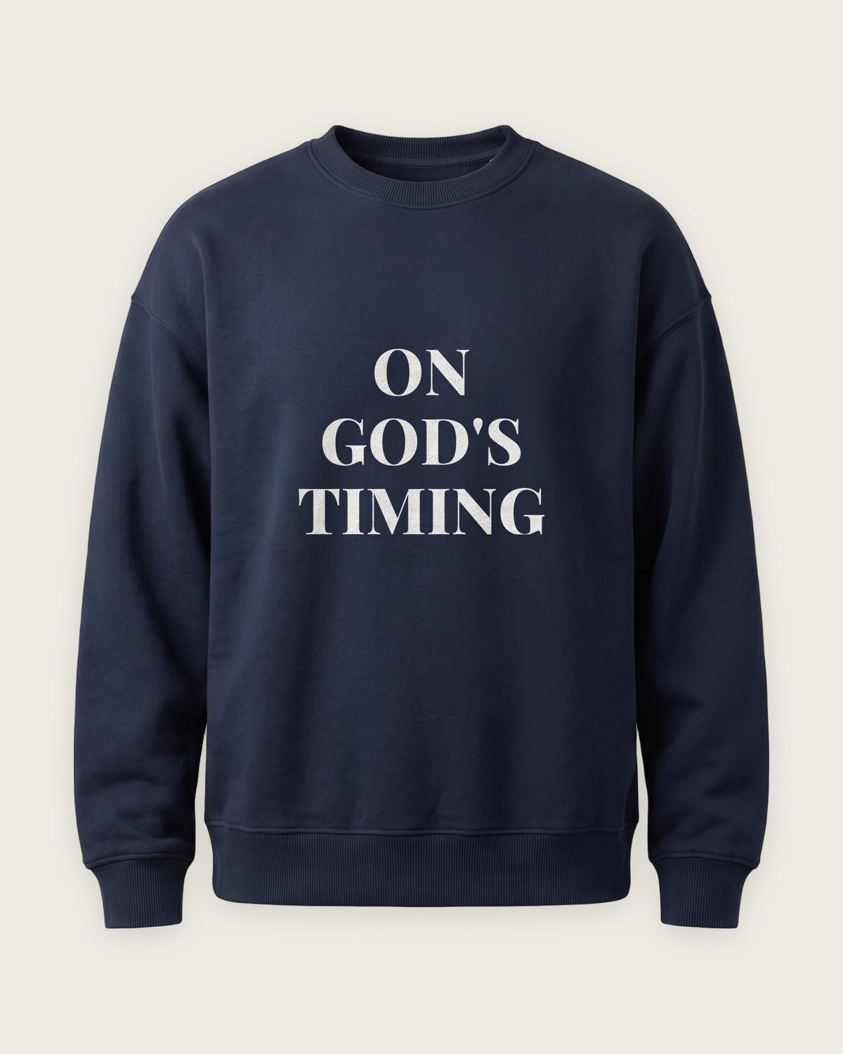 Moletom Careca “On God's Timing” — Marinho