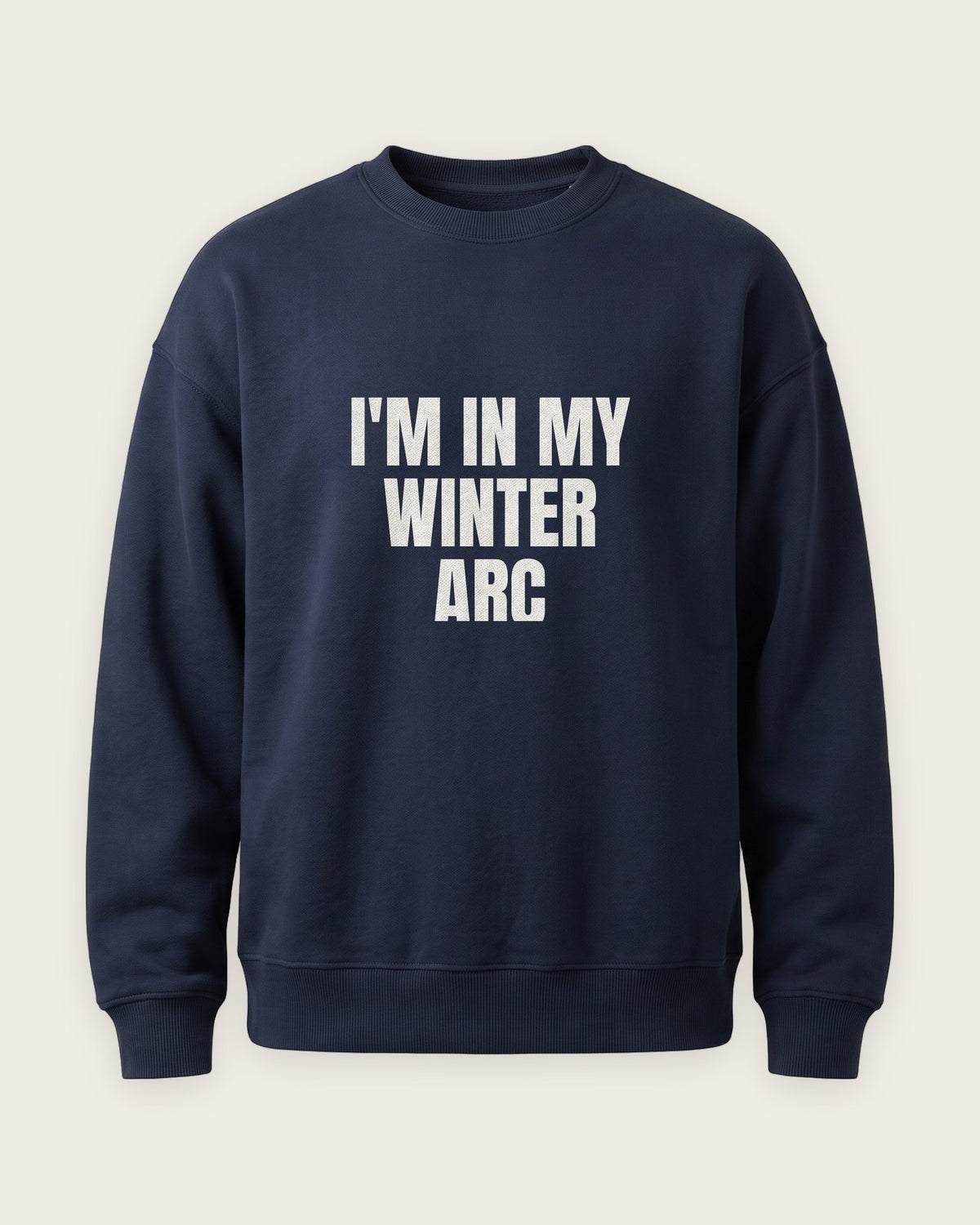Moletom Careca “I'm in My Winter Arc” — Marinho