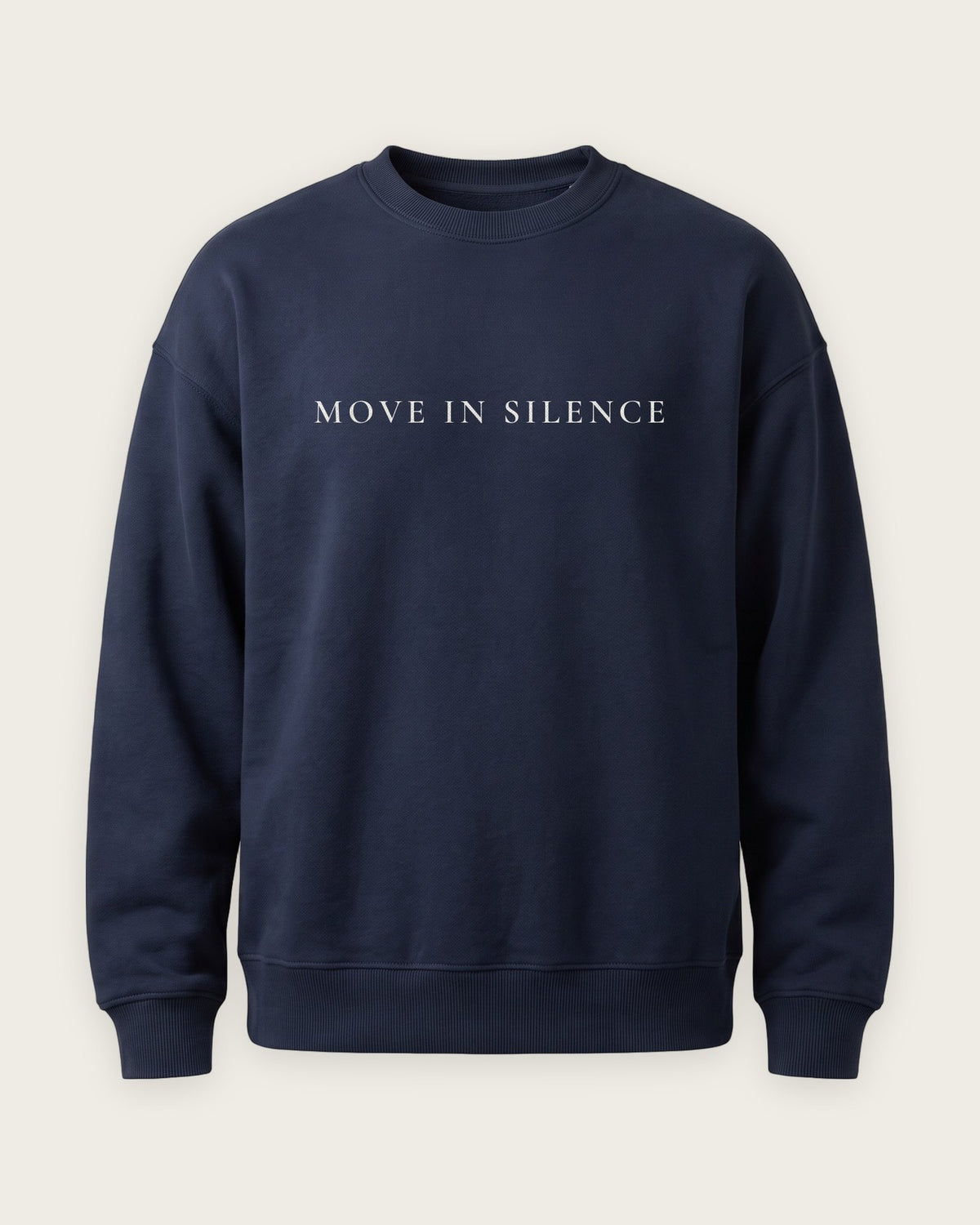 Moletom Careca “Move in Silence” — Marinho