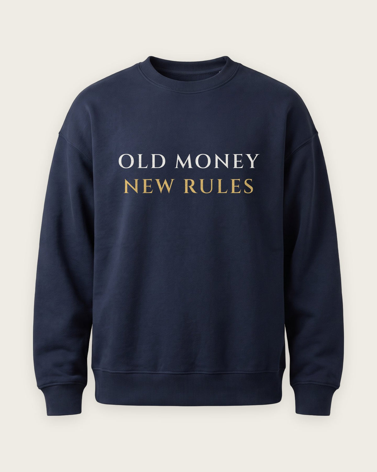 Moletom Careca “Old Money, New Rules” — Marinho