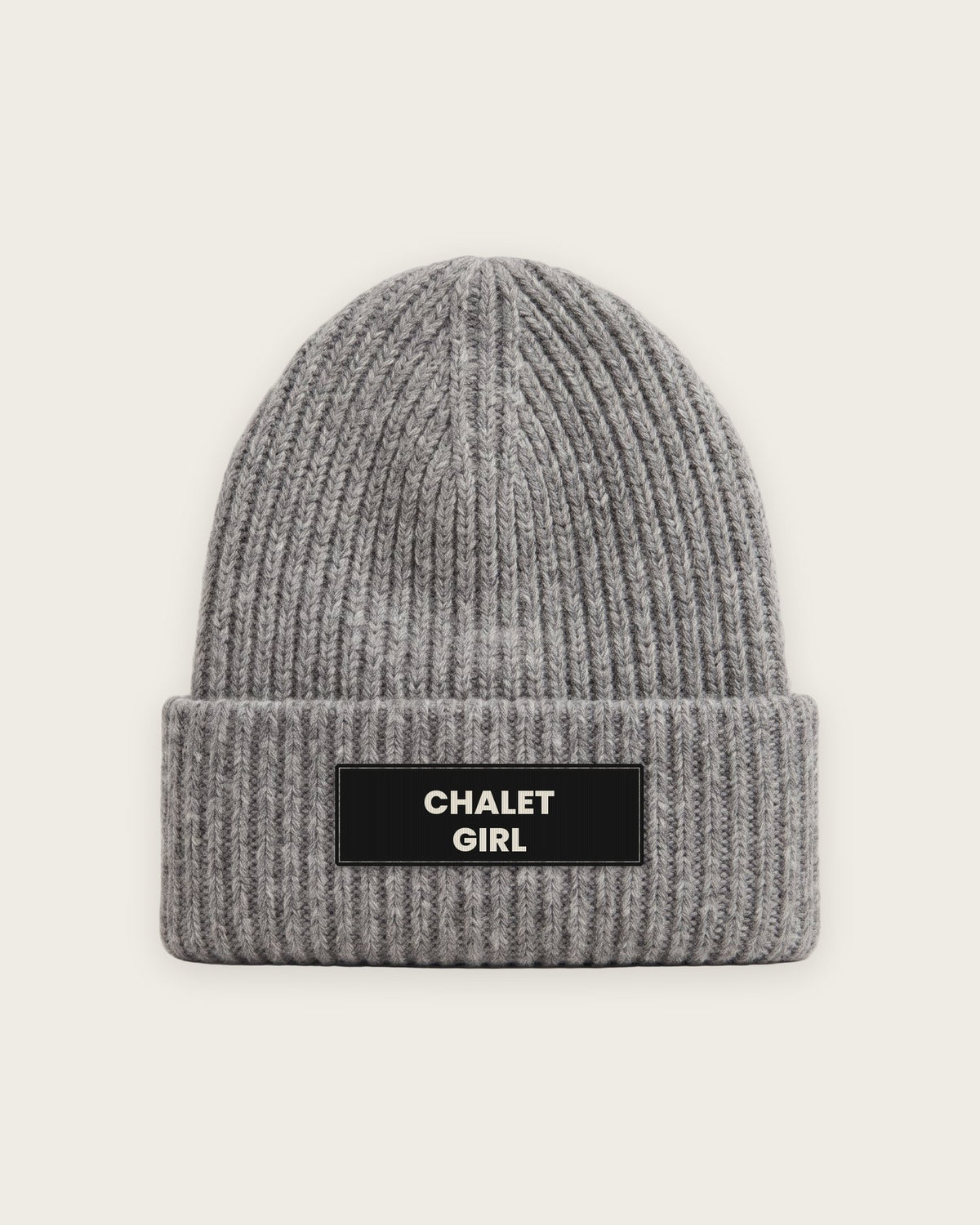 Gorro Canelado “Chalet Girl” — Cinza Mescla
