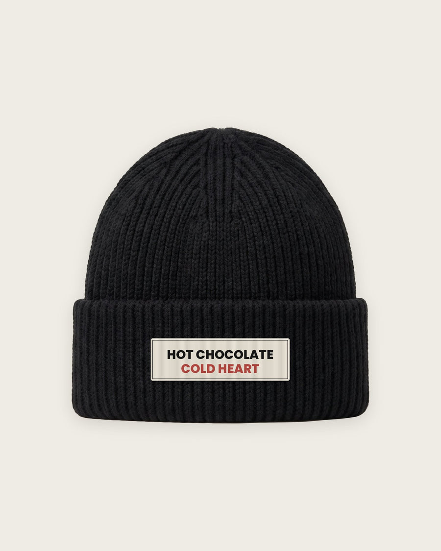 Gorro Canelado “Hot Chocolate, Cold Heart”