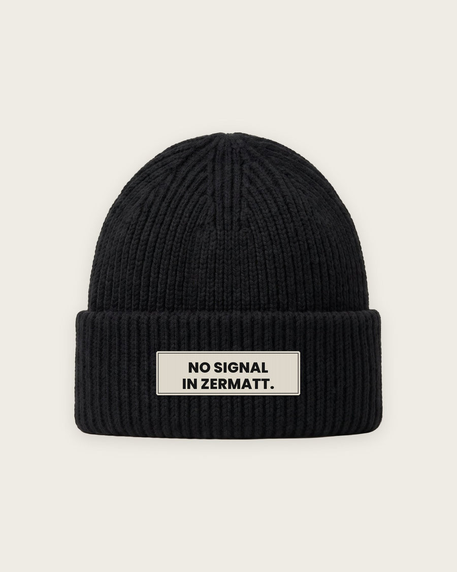 Gorro Canelado “No Signal in Zermatt”