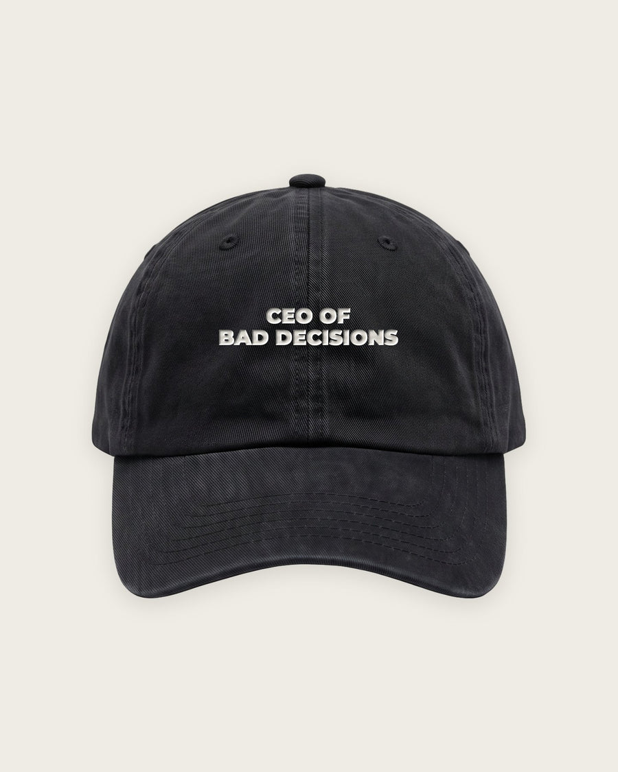 Boné Dad Hat “CEO of Bad Decisions”