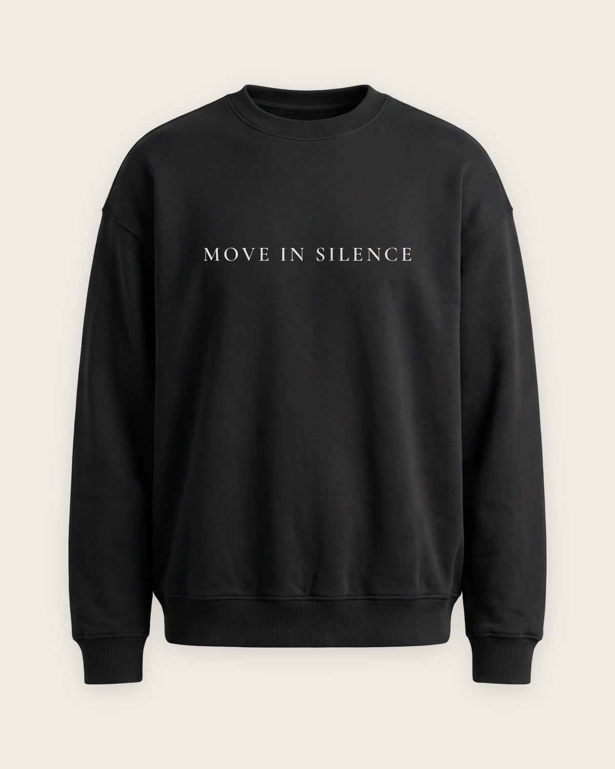 Moletom Careca “Move in Silence” — Preto