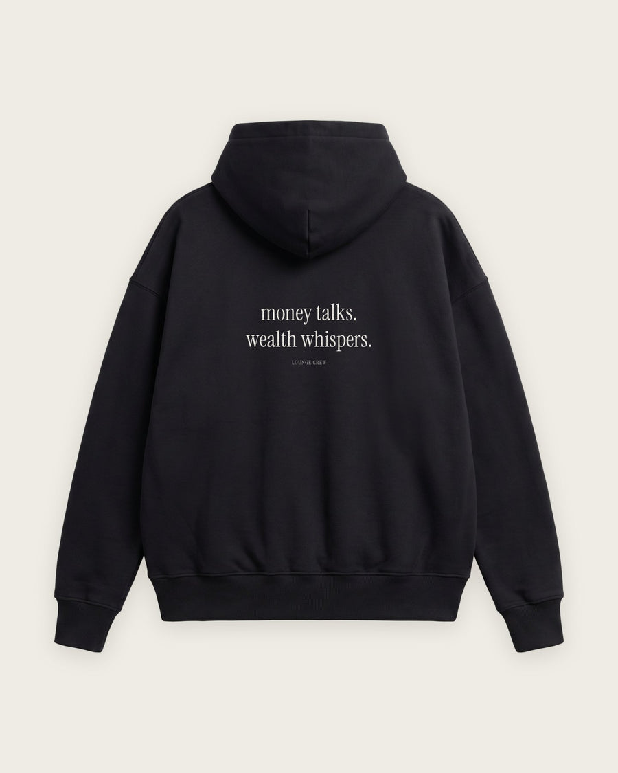 Moletom Oversized “Money Talks, Wealth Whispers”