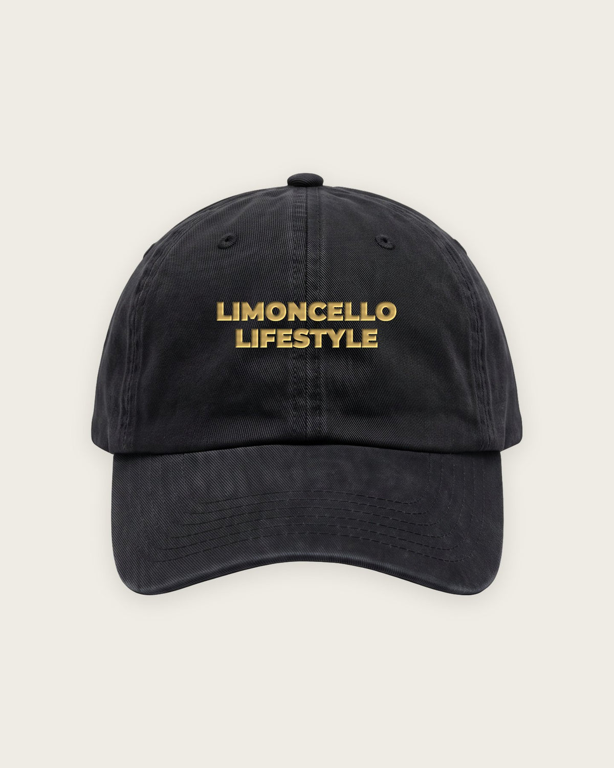 Boné Dad Hat “Limoncello Lifestyle” — Preto